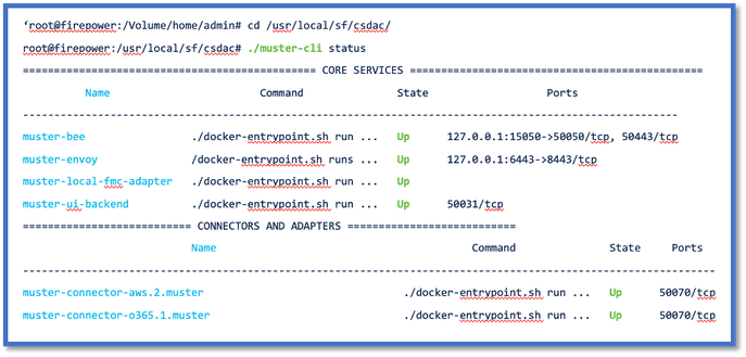 muster-cli script for CLI