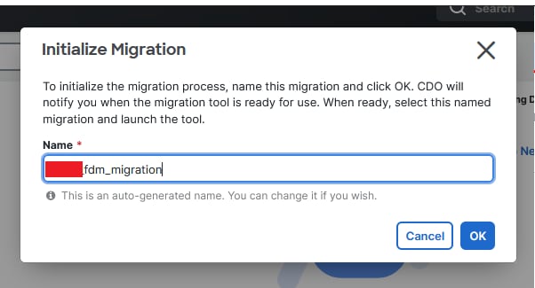 Initialiser la migration