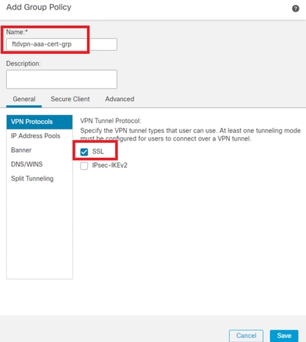 Details of Group Policy