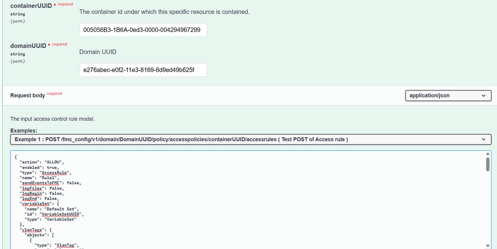 ContainerUUID로 지정된 필드에 입력된 PolicyID