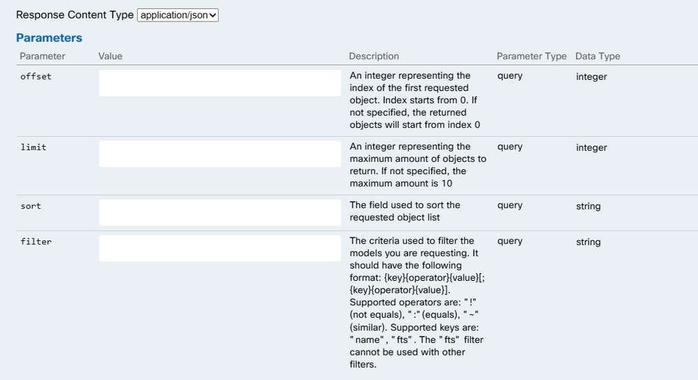 Parameters Available to Constrain the Responses of the Call You Make