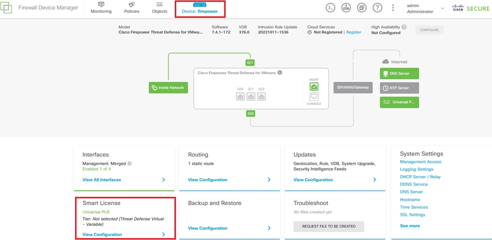 Unregister the Device in PLR Mode