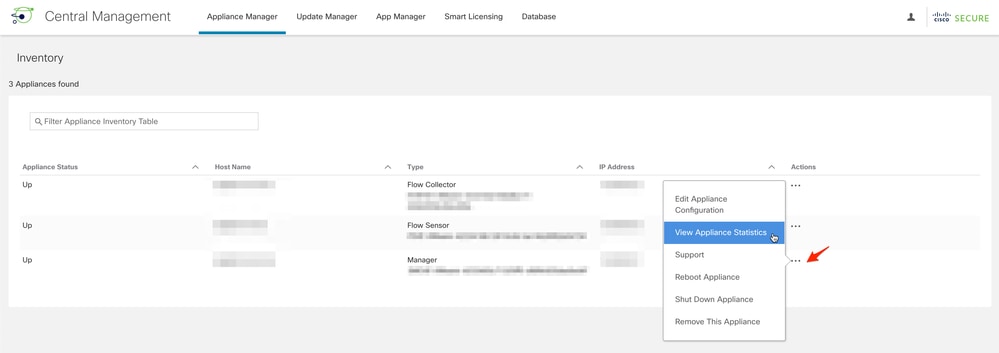 Cisco SNA Manager -  View Inventory