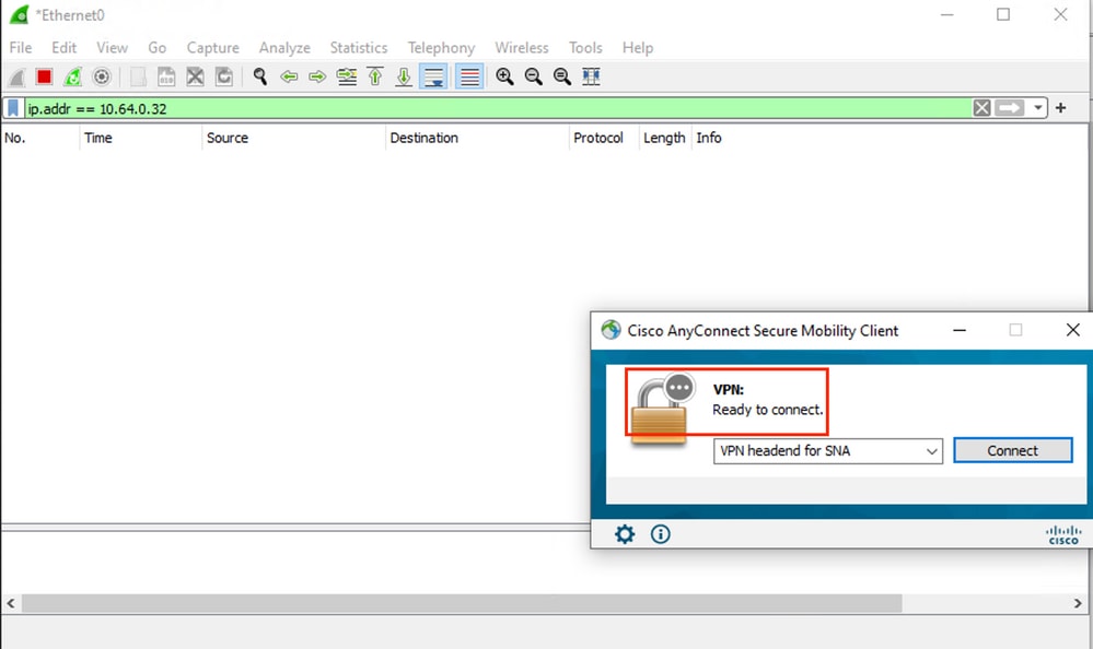 Packet capture untrusted network