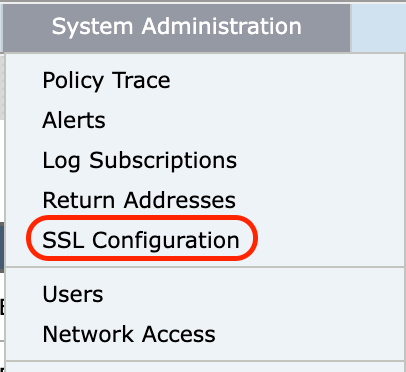 Image-/SSL-Konfiguration