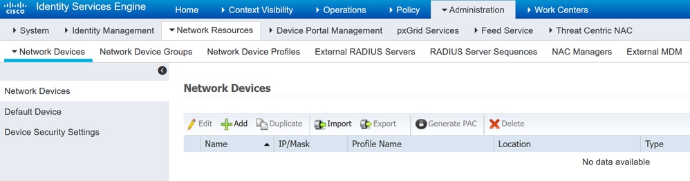 Add SWA as Network Device in ISE