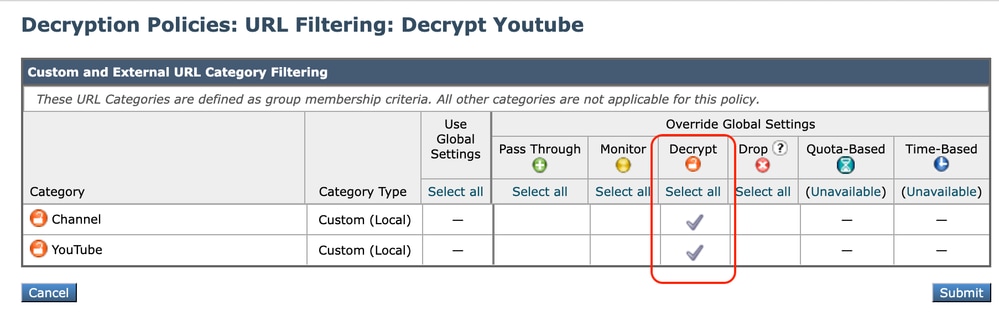 Decrypt(해독)를 선택합니다.