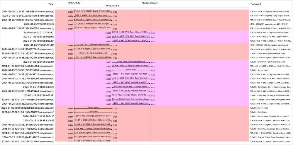 Immagine - Flusso HTTPS - Esplicito - Nessuna cache