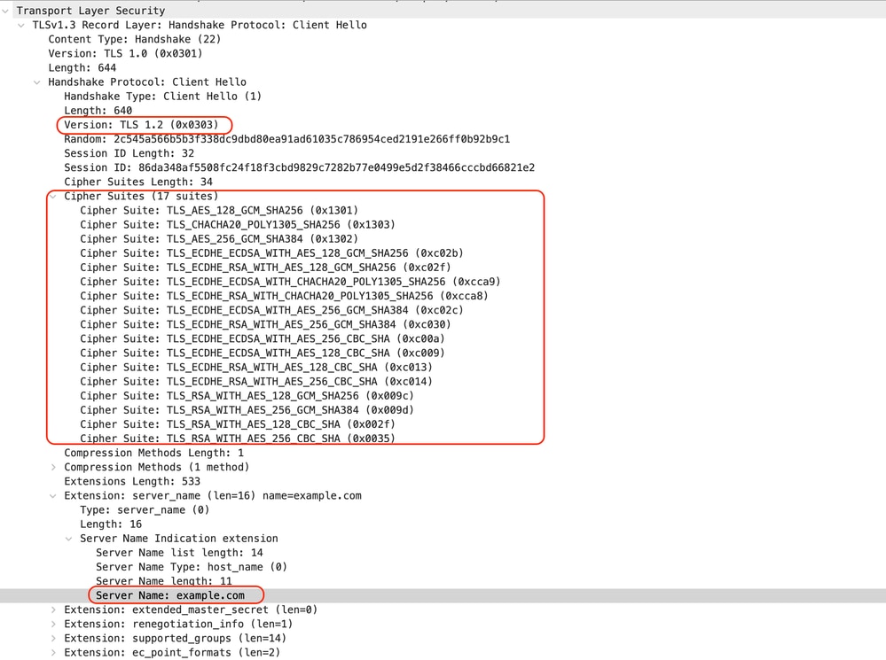 Image- HTTPS Passthrough - Explicit - SWA to Webserver - Client hello