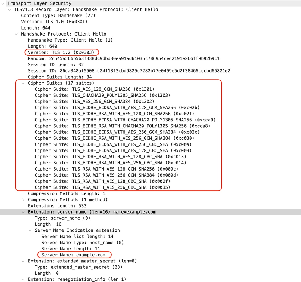 Image- HTTPS Passthrough - Explicit - Client to SWA - Client hello