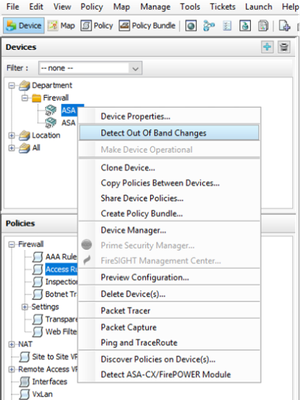 Detect out of band option