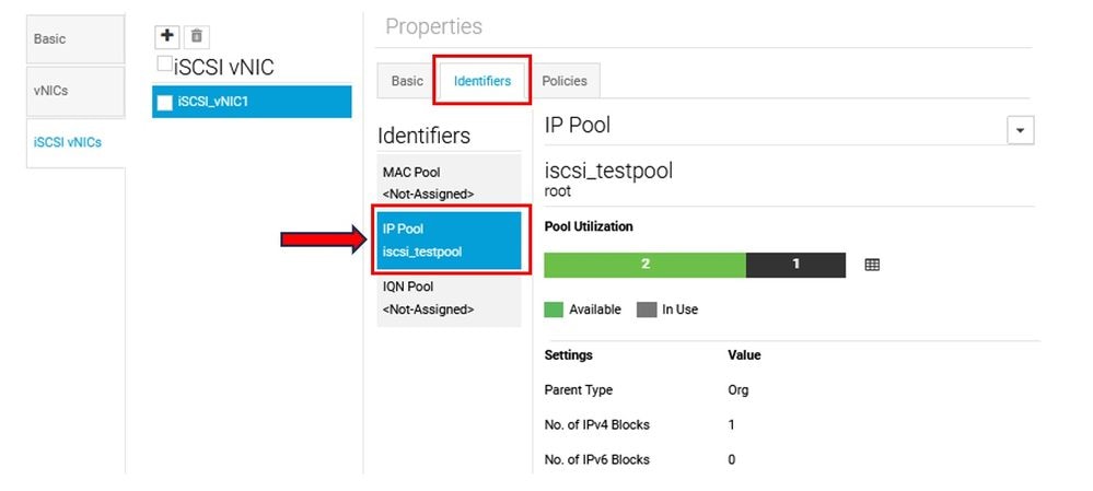 Assigning IP Pool