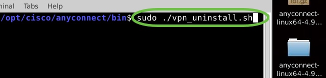 Entrez sudo ./vpn_uninstall.sh.