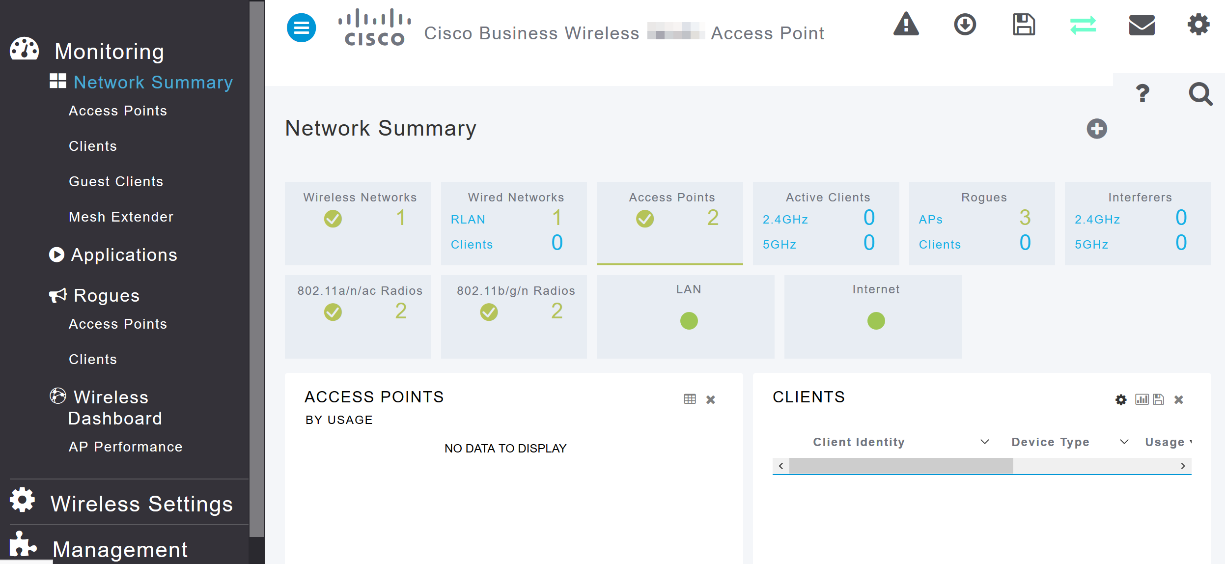 You can access the web-configuration page of the access point.