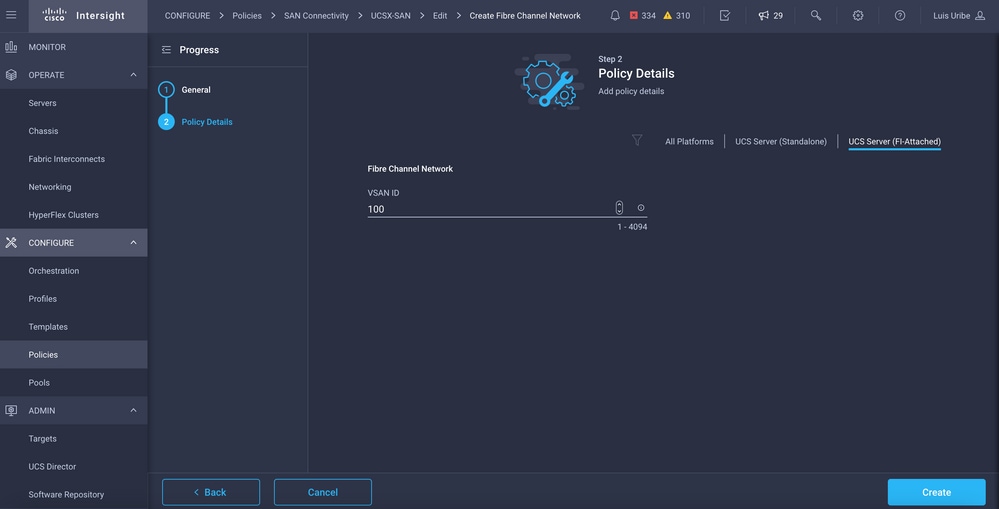 Configure Required VSAN