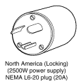 NEMA L6 20-Anschluss (Nordamerika)