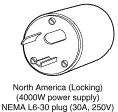 NEMA L6 30-Anschluss (Nordamerika)