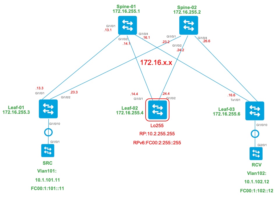 Reguläre Sparse-Mode-Topologie