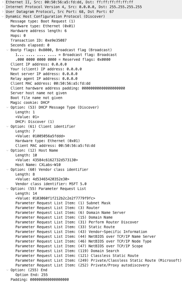 sortie CLI