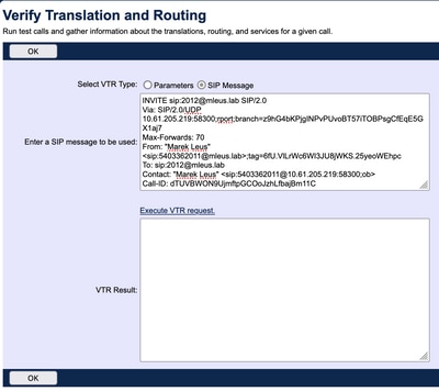 Verify Translation and Routing