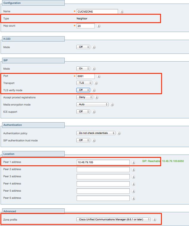 EXP BUUR CUCM TLS niet geverifieerd