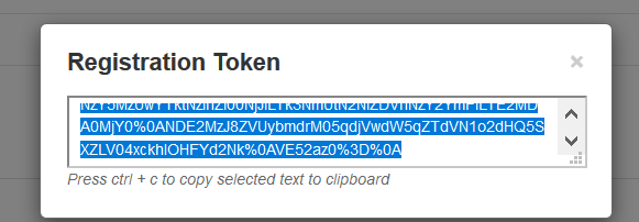 Create a Token on CSSM