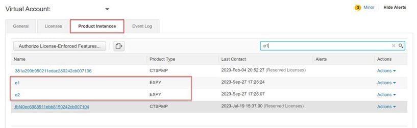 Product Instance Page - CSSM