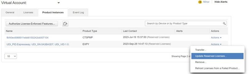 CSSM Product Instance Update