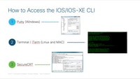 Access the CLI of Routers