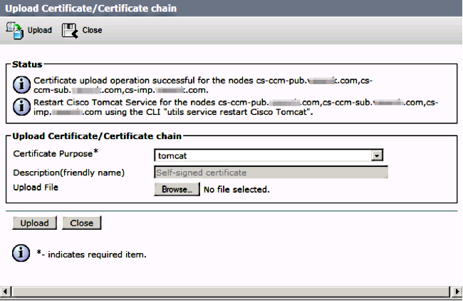 Upload CUCM-ondertekend certificaat