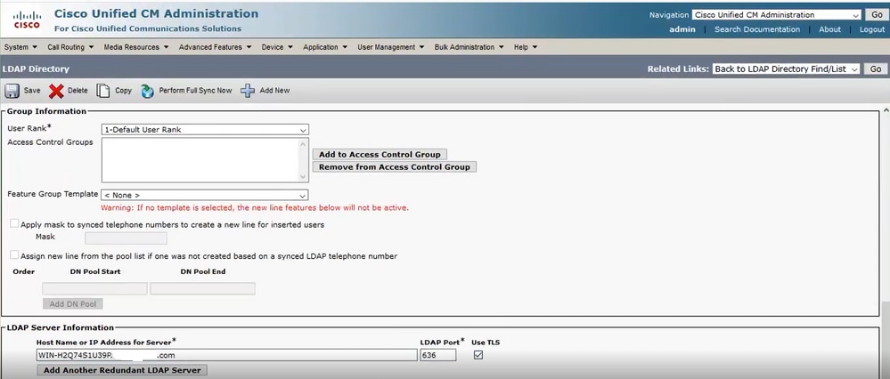 Secure LDAP-map configureren