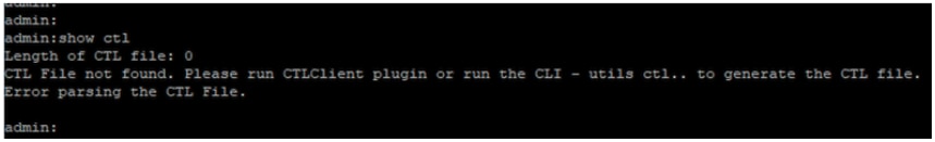 CTL File is not Present