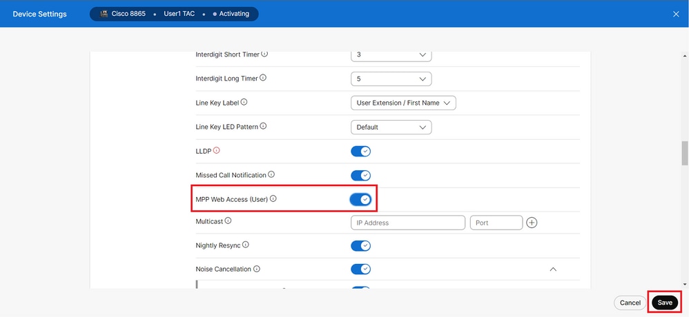 MPP Web Access (User)