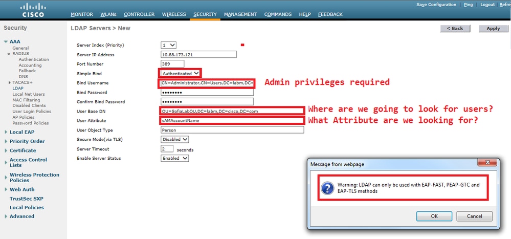 Configure WLC GUI