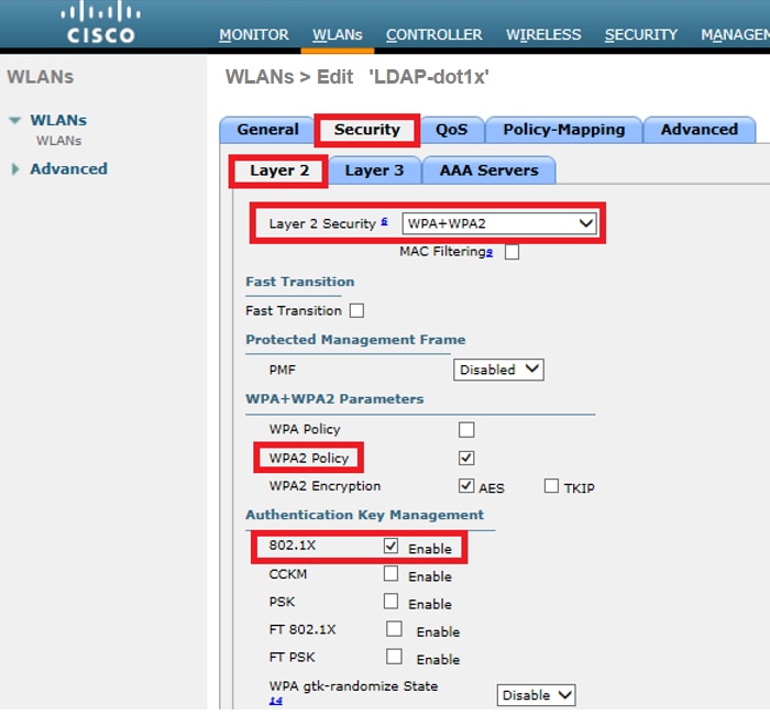 Configure WLC GUI