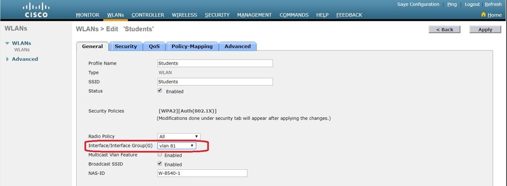 VLAN Configuration in GUI 7