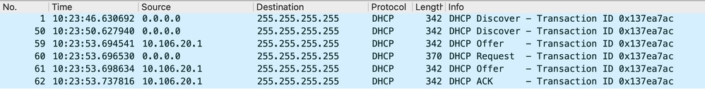 Client End Packet Capture