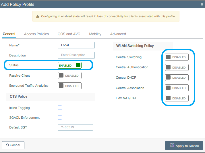 Create and Add a new WLAN