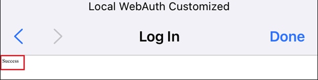 Web Auth Login