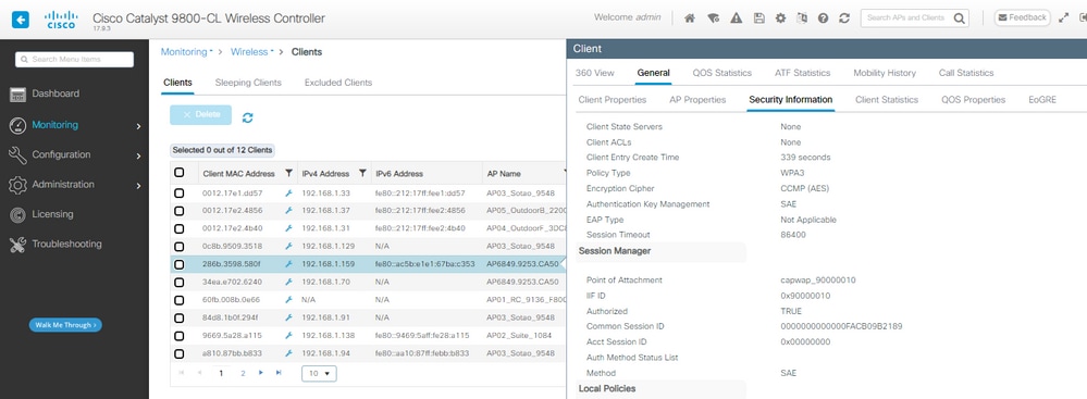 Detalles del cliente SAE AX211