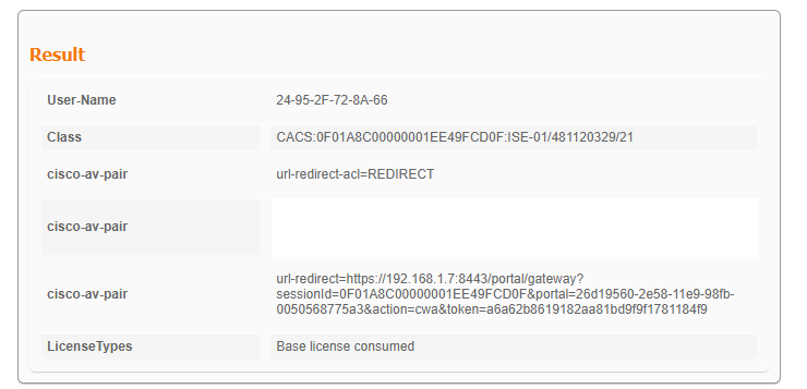 CWA Redirection URL and ACL