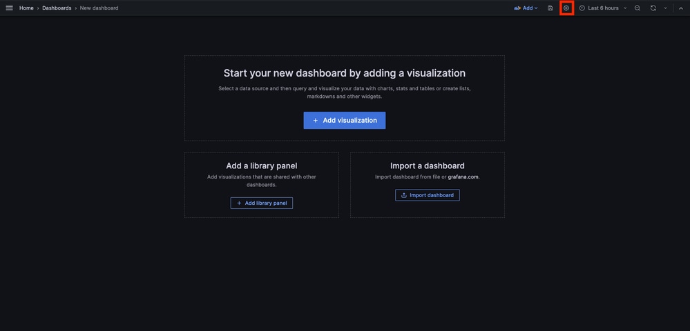 Dashboard settings