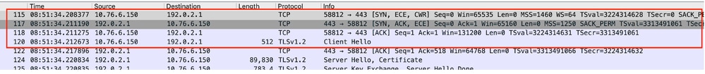 클라이언트와 웹 서버 간의 TCP 핸드셰이크