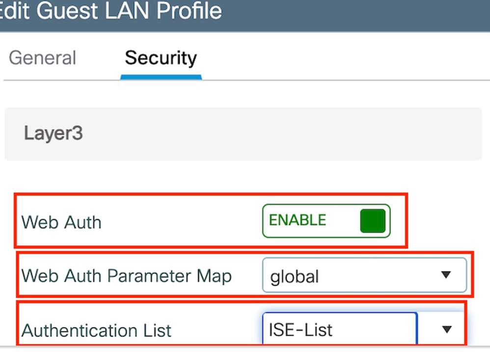 Scheda Sicurezza LAN guest