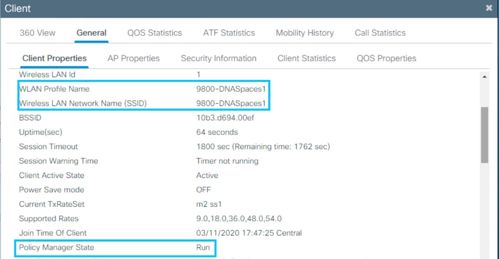 Client General Settings