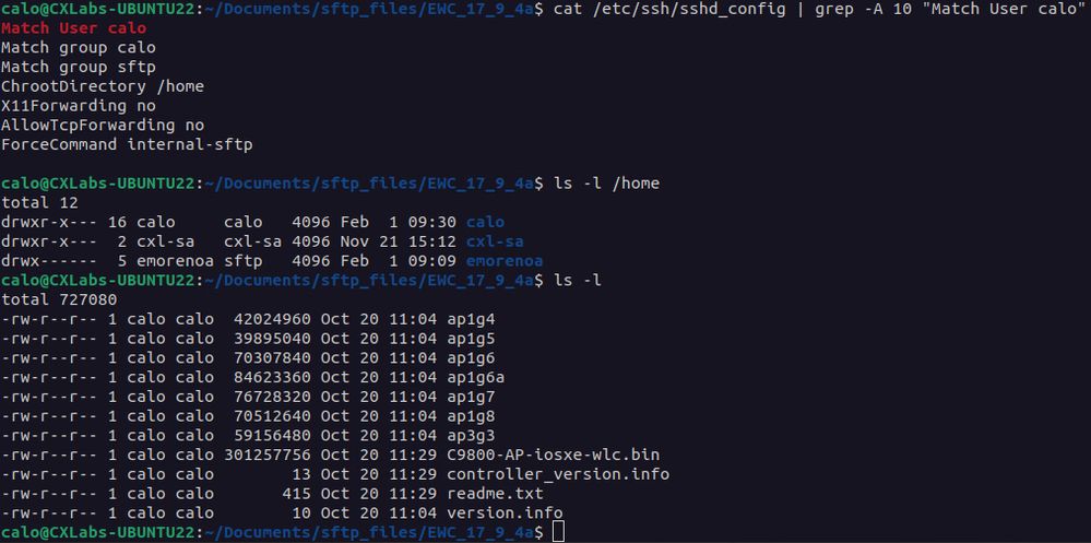 Configuration SFTP dans Ubuntu