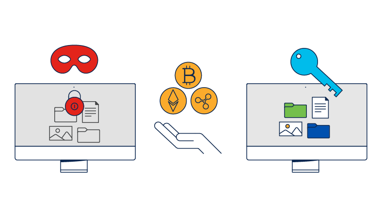 Graphic that depicts secure remote access